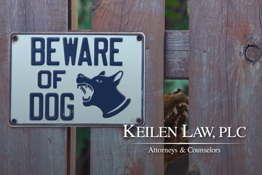 dog bite personal injury lawyer beware of dog sign